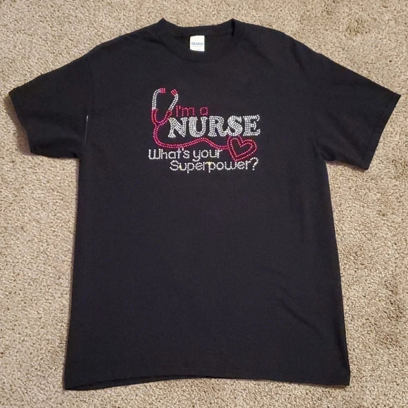 Gildan Women's I'm A Nurse Tee Shirt Top M - Picture 1 of 8